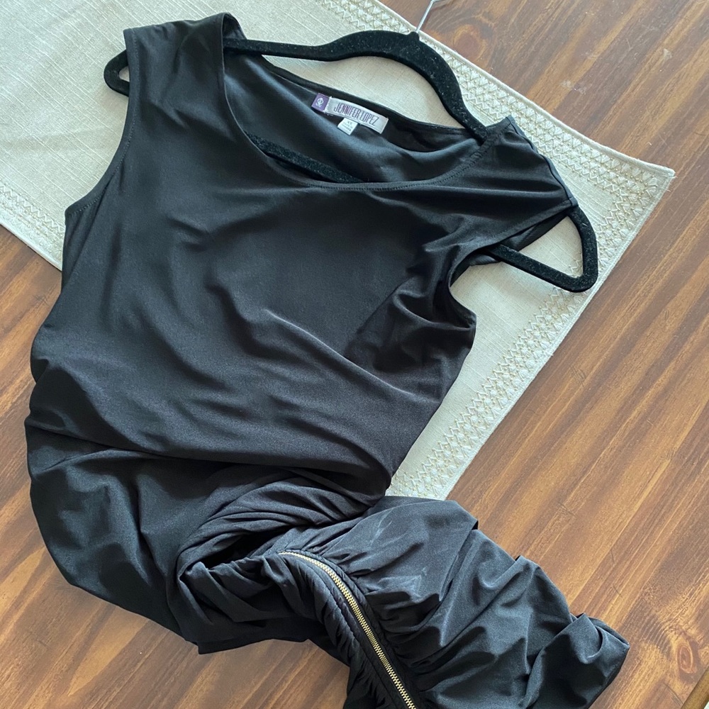 Black Dress with zipper down the Side